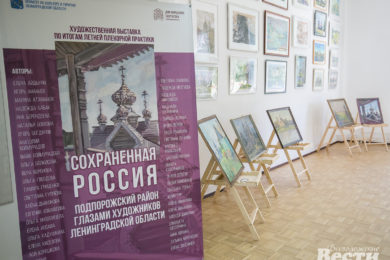 Во Всеволожске работает передвижная выставка работ ленинградских художников